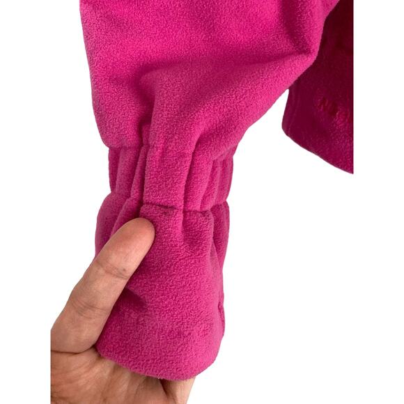 Nike ACG Jacket Pink Fleece Full Zip Sweater Pockets Warm Layer Hot Pink Small - Picture 10 of 14